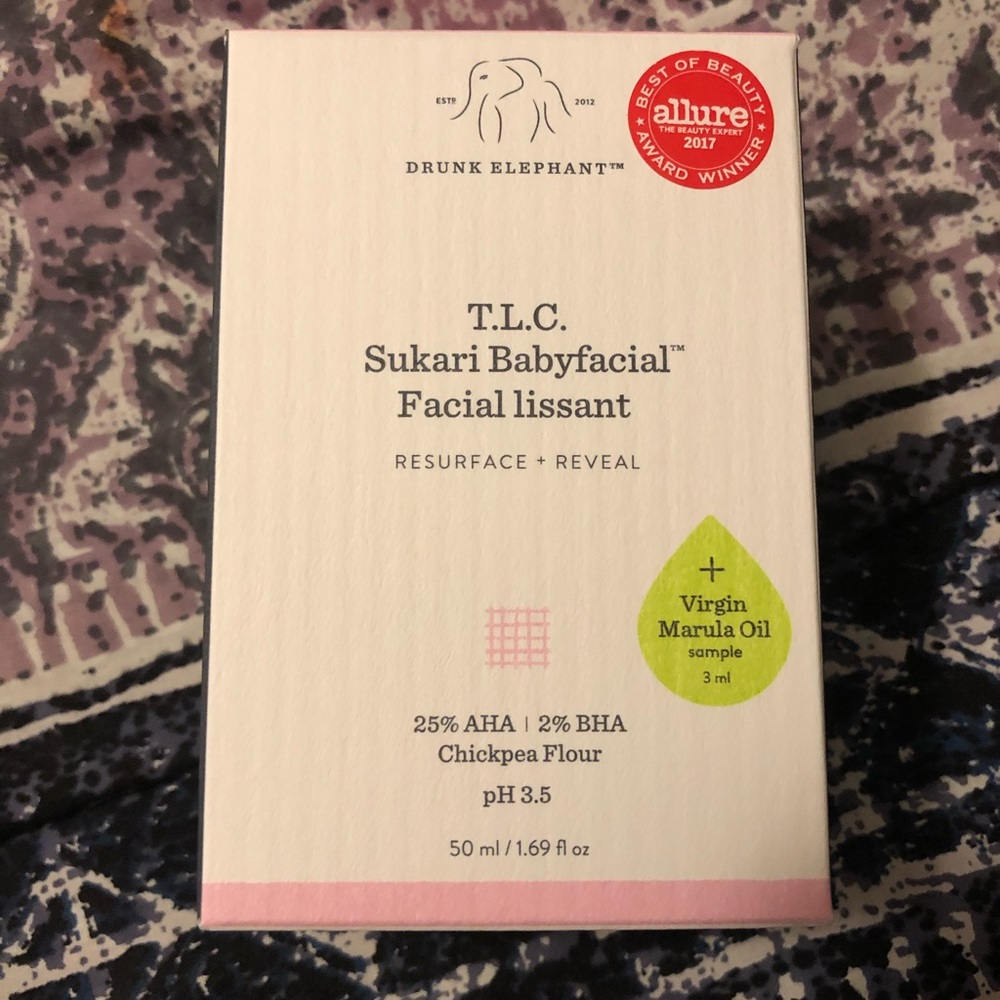Drunk Elephant TLC Sukari Babyfacial BRAND NEW